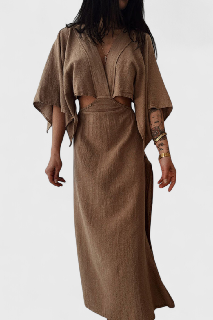Vestido Fluido Ligero Elegante Chic Atemporal Distinguido