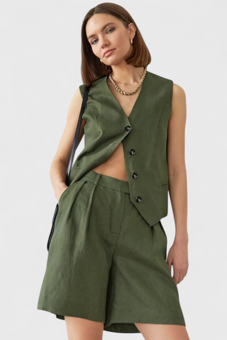 Conjunto Safari Verano Algodón Para Aventuras Urbanas