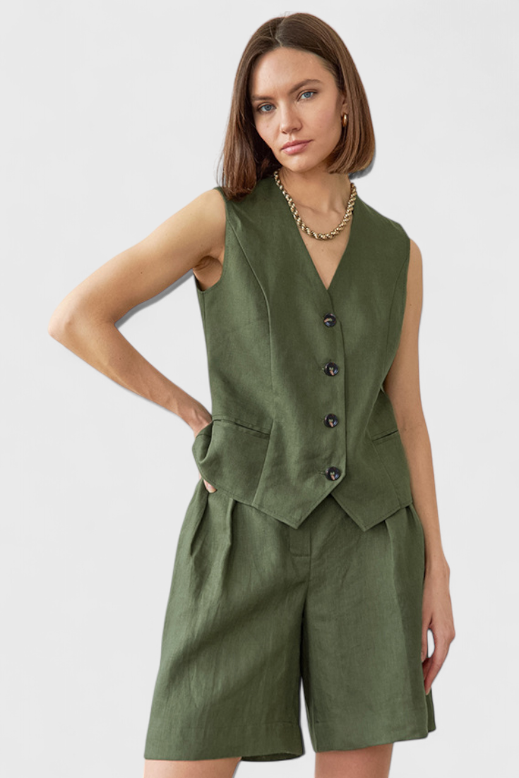 Conjunto Safari Verano Algodón Para Aventuras Urbanas
