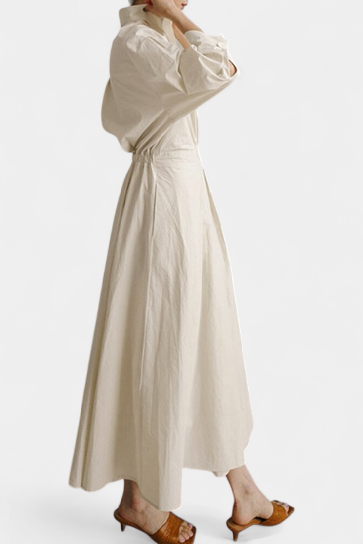 Vestido Miriam Maxi Manga Larga Tejido Premium Limitada