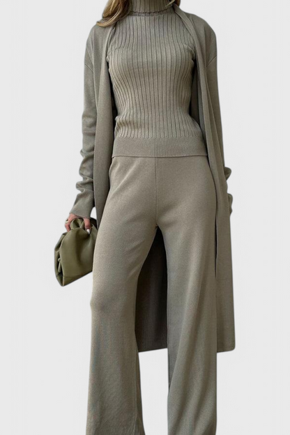 Conjunto Mahalia Punto Premium 3 Piezas Ultra Suave Chic