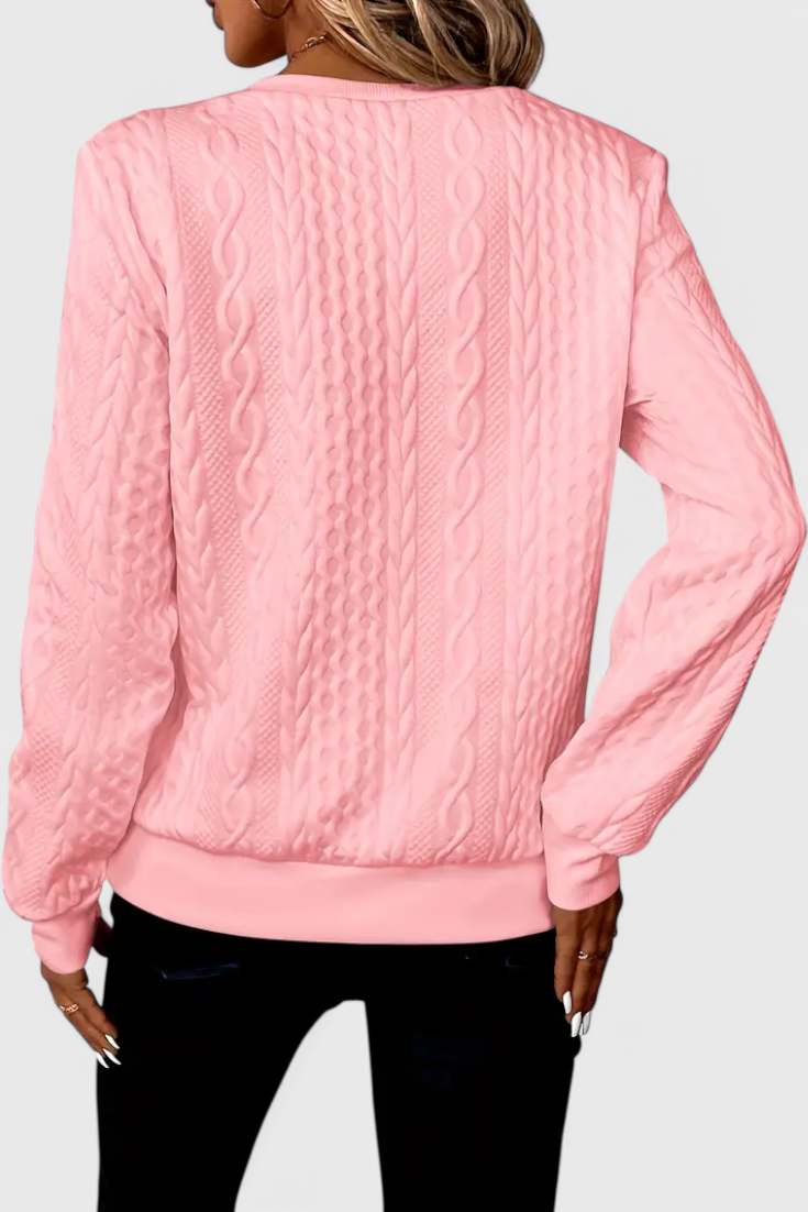 Jersey de Punto Premium Zoey con Cremallera Pulida Exclusiva