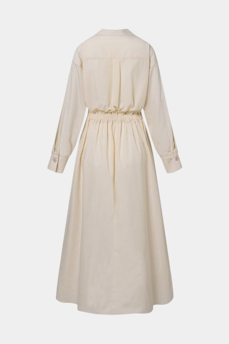 Vestido Miriam Maxi Manga Larga Tejido Premium Limitada