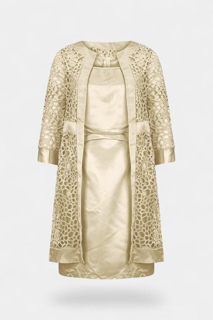 Vestido Dos Piezas Con Encaje Exclusivo Freya Lucienne