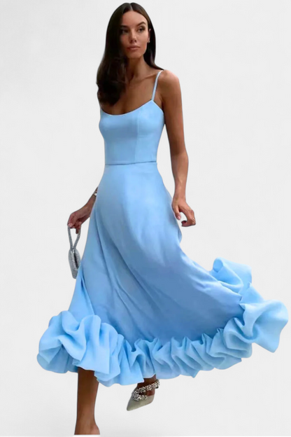 Vestido Maxi Fluyente Sela Movimiento con Encanto Exclusivo