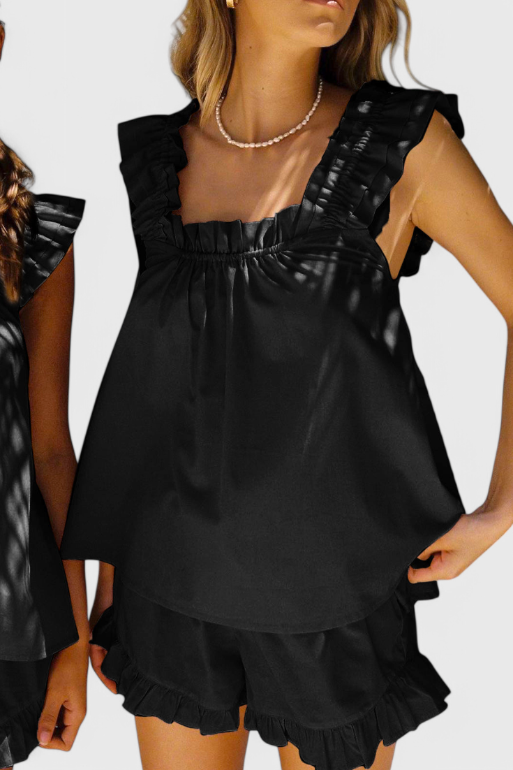 Conjunto De Lounge Con Volantes Edición Limitada Exclusiva