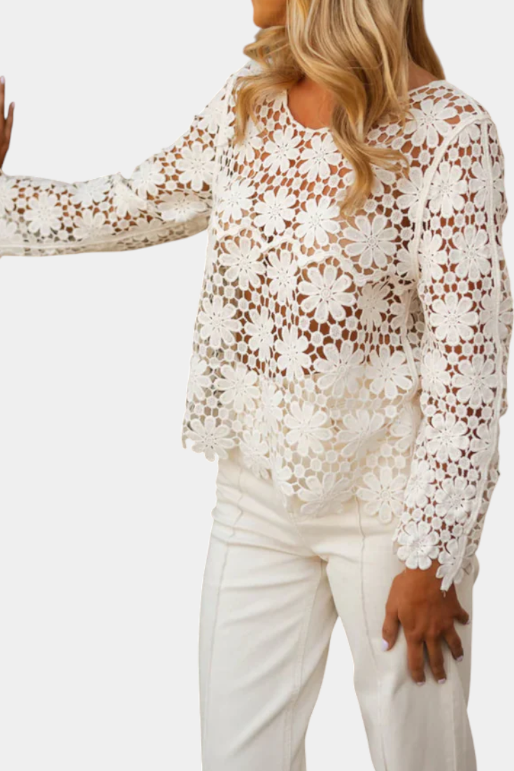Blusa Bordada Floral Sunspell Colección Exclusiva Limitada