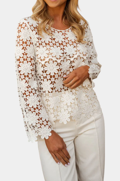 Blusa Bordada Floral Sunspell Colección Exclusiva Limitada