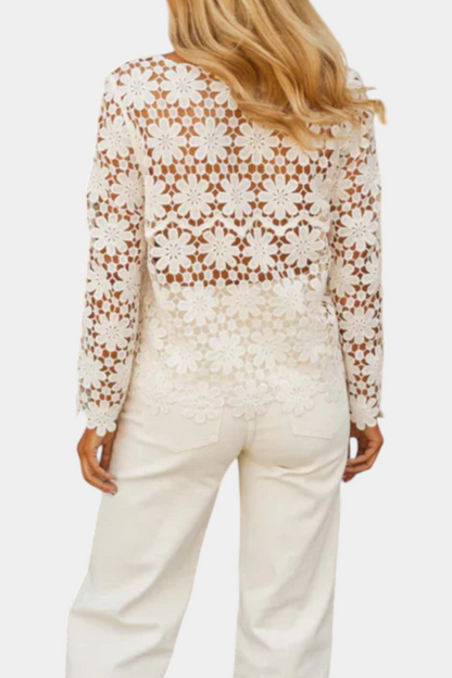 Blusa Bordada Floral Sunspell Colección Exclusiva Limitada