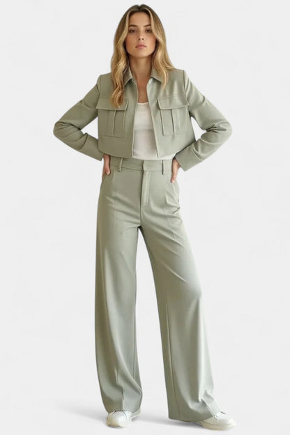 Conjunto Lounge Inga Dos Piezas Tela Premium Chic Suave