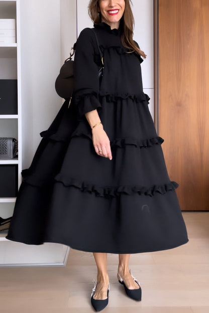 Vestido Sudadera Jada Volantes Con Glamour Diario Chic