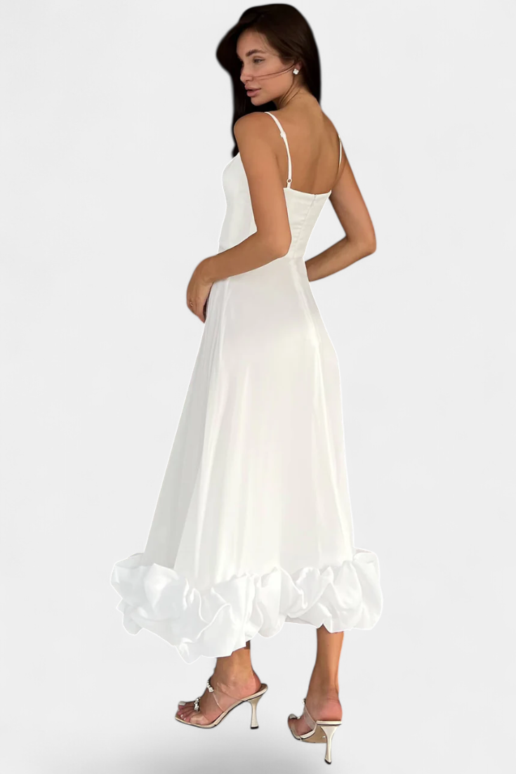 Vestido Maxi Fluyente Sela Movimiento con Encanto Exclusivo