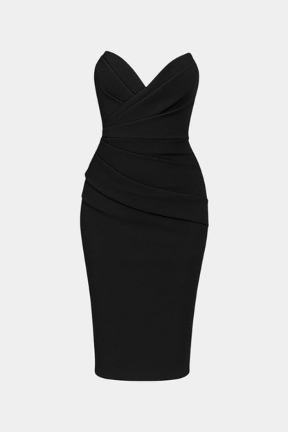 Vestido Iveta Audaz Sin Tirantes Espalda Abierta Privilegio