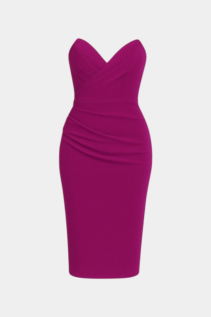Vestido Iveta Audaz Sin Tirantes Espalda Abierta Privilegio