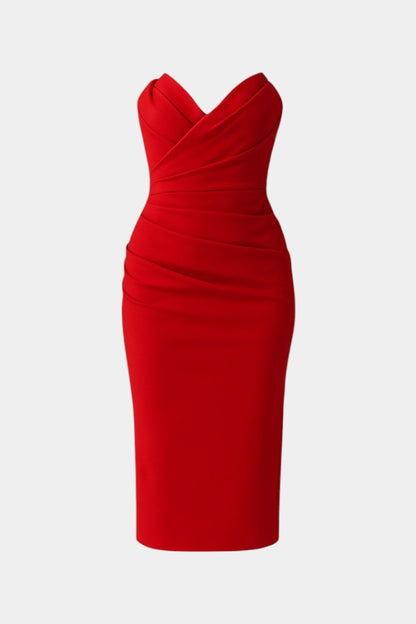 Vestido Iveta Audaz Sin Tirantes Espalda Abierta Privilegio