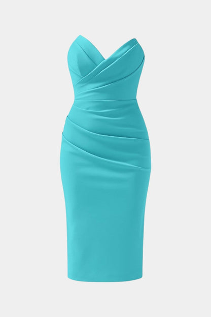 Vestido Iveta Audaz Sin Tirantes Espalda Abierta Privilegio