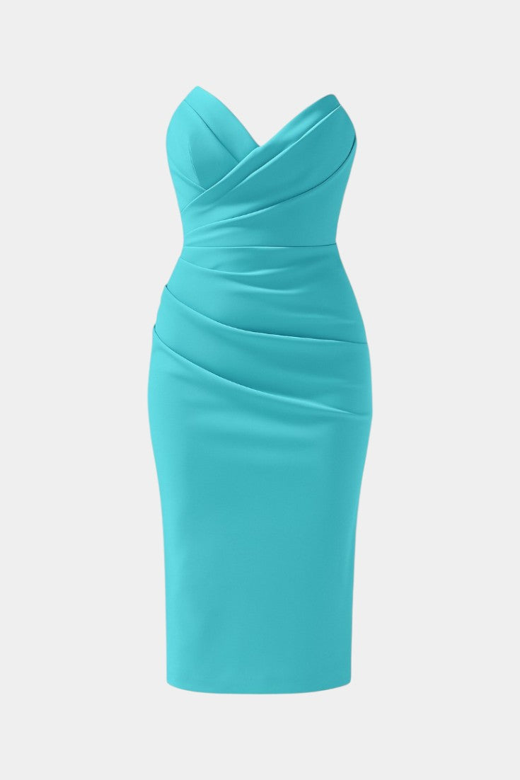 Vestido Iveta Audaz Sin Tirantes Espalda Abierta Privilegio