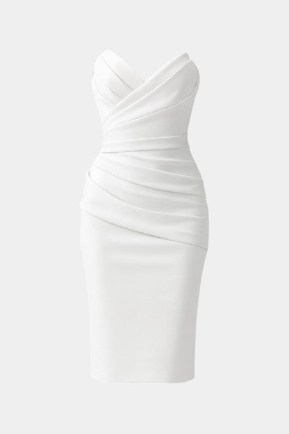 Vestido Iveta Audaz Sin Tirantes Espalda Abierta Privilegio