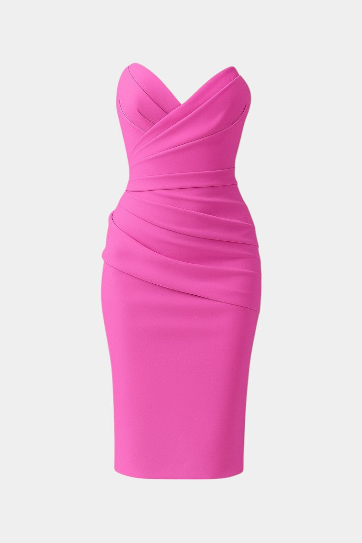 Vestido Iveta Audaz Sin Tirantes Espalda Abierta Privilegio