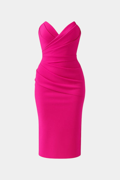Vestido Iveta Audaz Sin Tirantes Espalda Abierta Privilegio