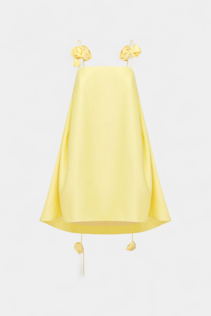 Vestido Mini Hedda Rosa con Corsé Espagueti y Encanto