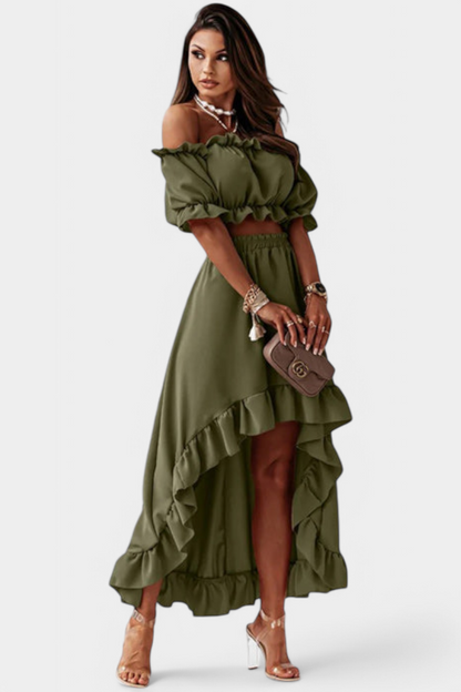 Conjunto Dos Piezas Off Shoulder Katja Coqueta Chic