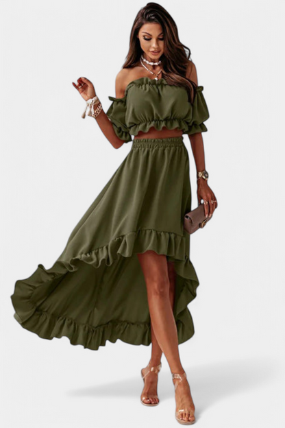 Conjunto Dos Piezas Off Shoulder Katja Coqueta Chic