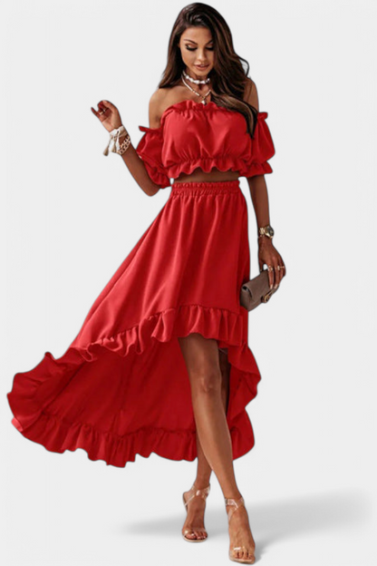 Conjunto Dos Piezas Off Shoulder Katja Coqueta Chic
