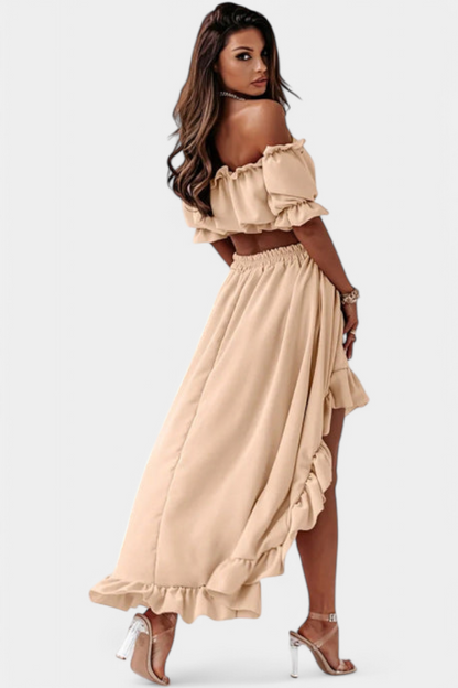 Conjunto Dos Piezas Off Shoulder Katja Coqueta Chic