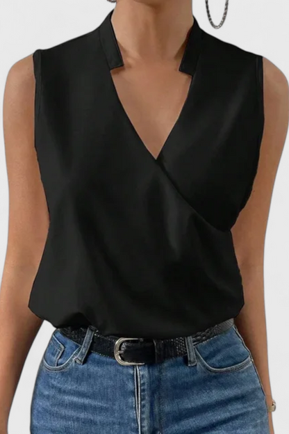 Top Verano Suave Con Escote En V Exclusivo Edicion Fresca
