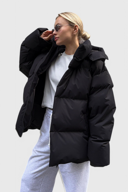 Chaqueta Puffer Emilia Elegante Con Aislamiento Superior