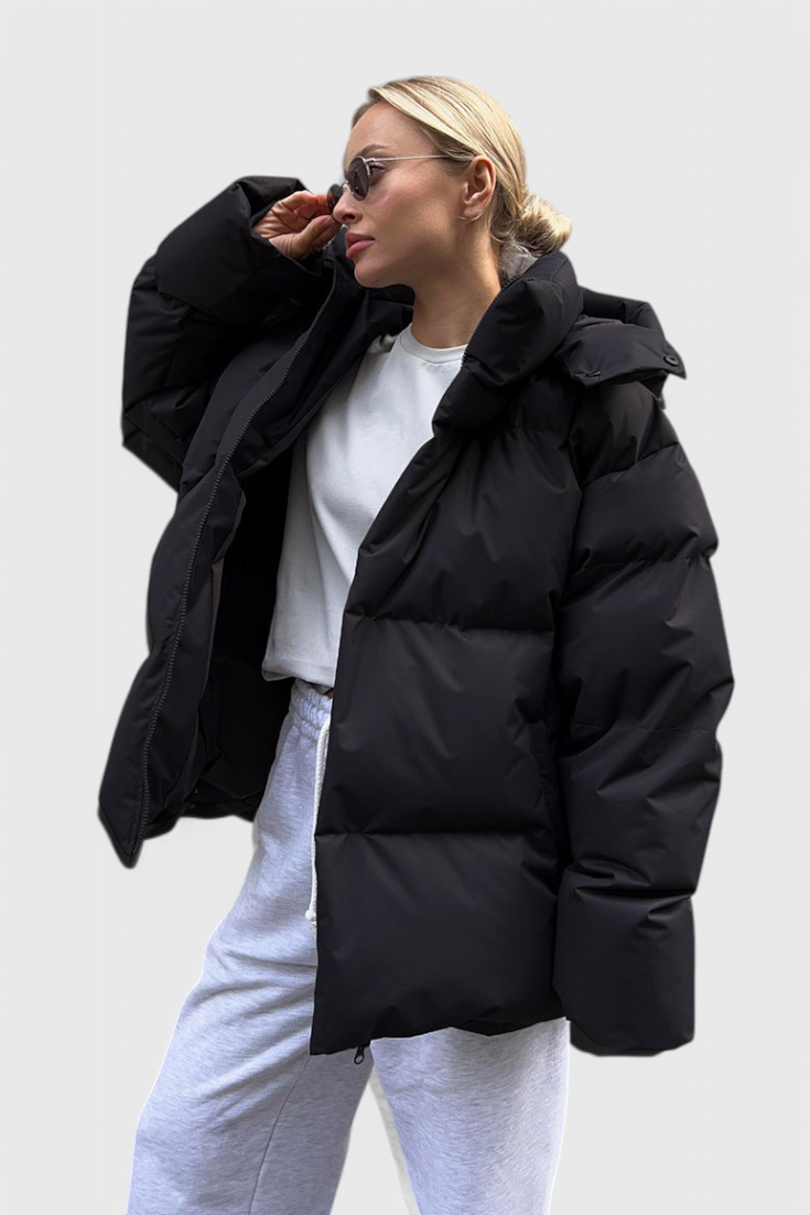 Chaqueta Puffer Emilia Elegante Con Aislamiento Superior