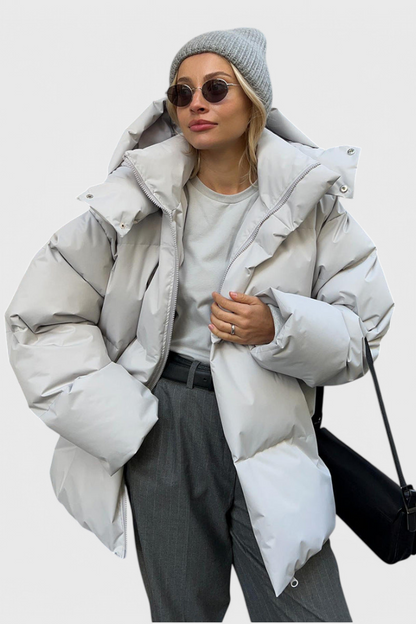 Chaqueta Puffer Emilia Elegante Con Aislamiento Superior