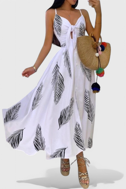 Vestido Boho Zoya Con Tirantes Algodón Transpirable