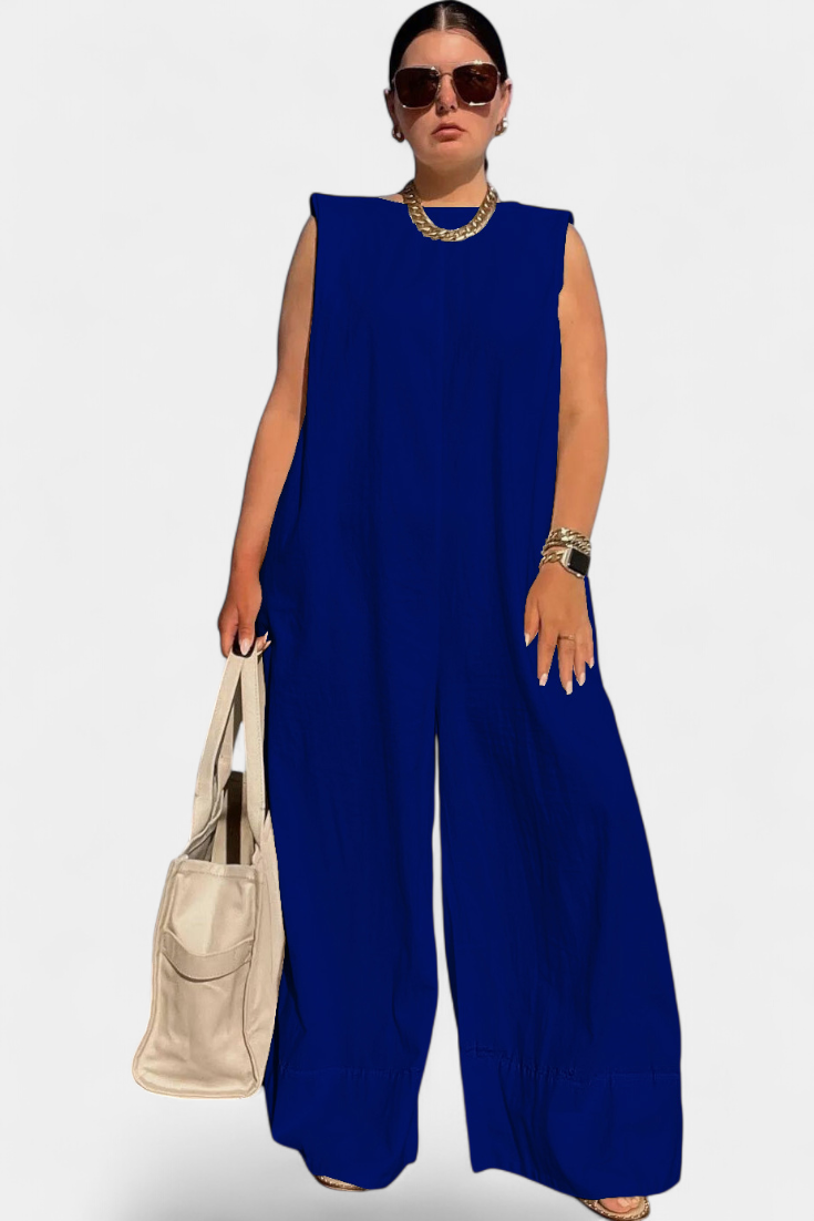 Mono Oversize Airla Sin Mangas Pierna Ancha Limitada