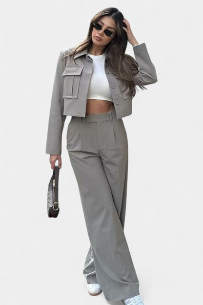 Conjunto Lounge Inga Dos Piezas Tela Premium Chic Suave