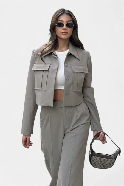 Conjunto Lounge Inga Dos Piezas Tela Premium Chic Suave