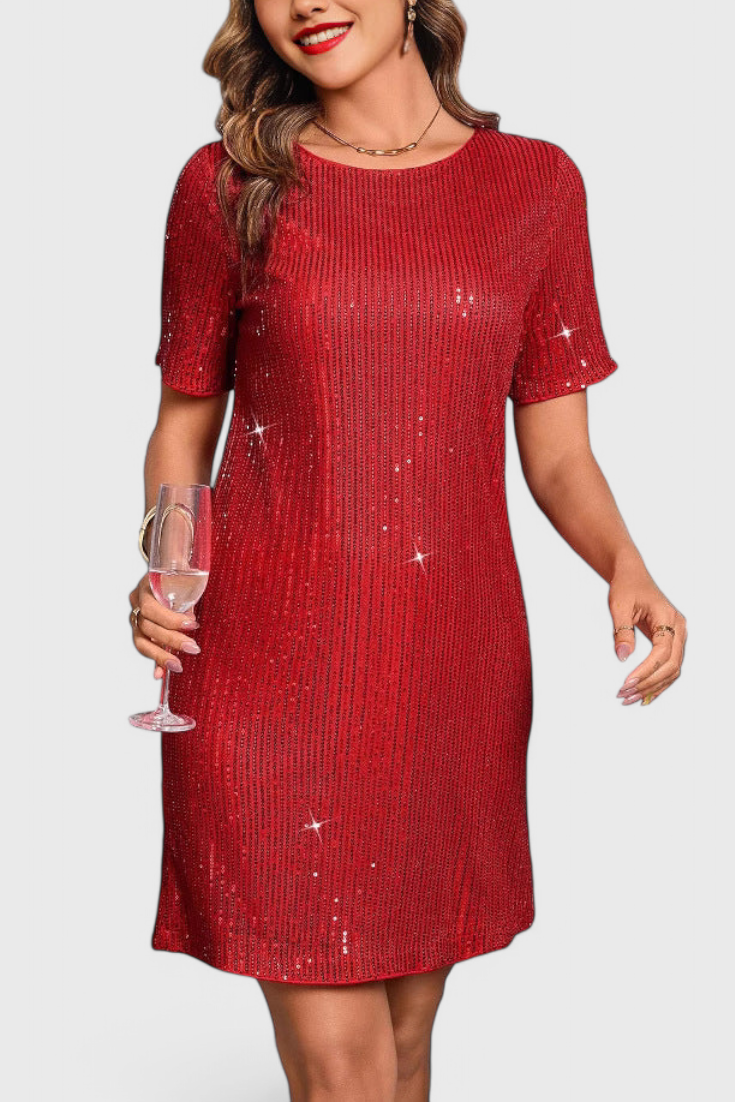Vestido Mini Loreen Brilla Con Lentejuelas Exclusivo