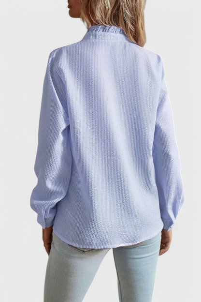 Blusa Lily Seda Vanguardista Con Corte Único Urbana Chic