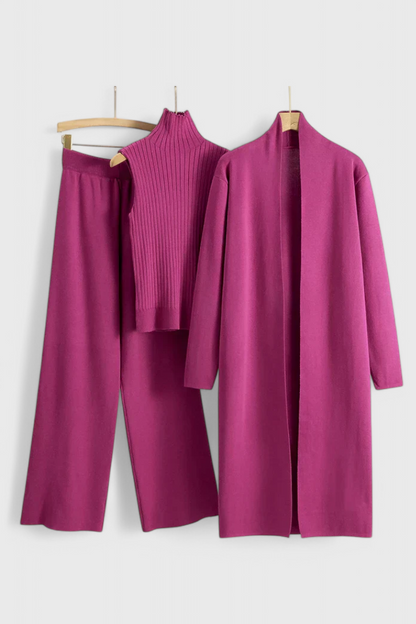 Conjunto Mahalia Punto Premium 3 Piezas Ultra Suave Chic