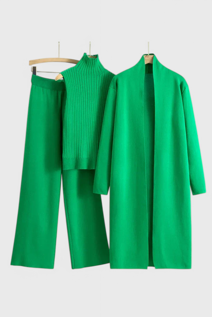 Conjunto Mahalia Punto Premium 3 Piezas Ultra Suave Chic