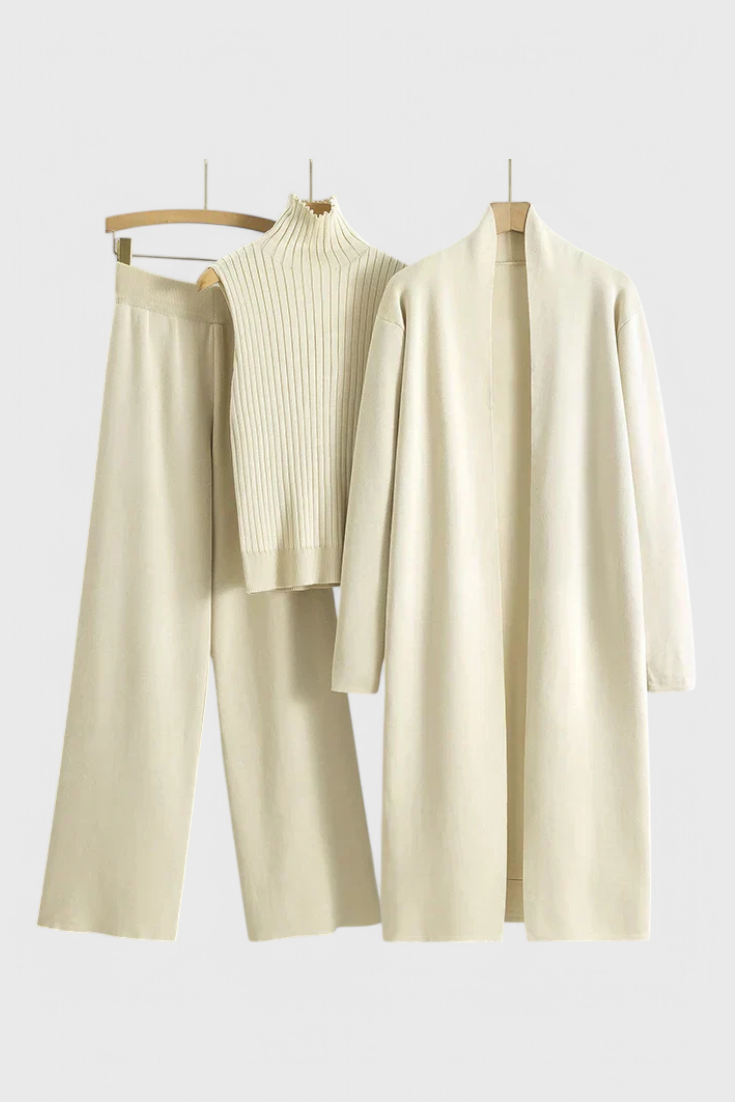 Conjunto Mahalia Punto Premium 3 Piezas Ultra Suave Chic