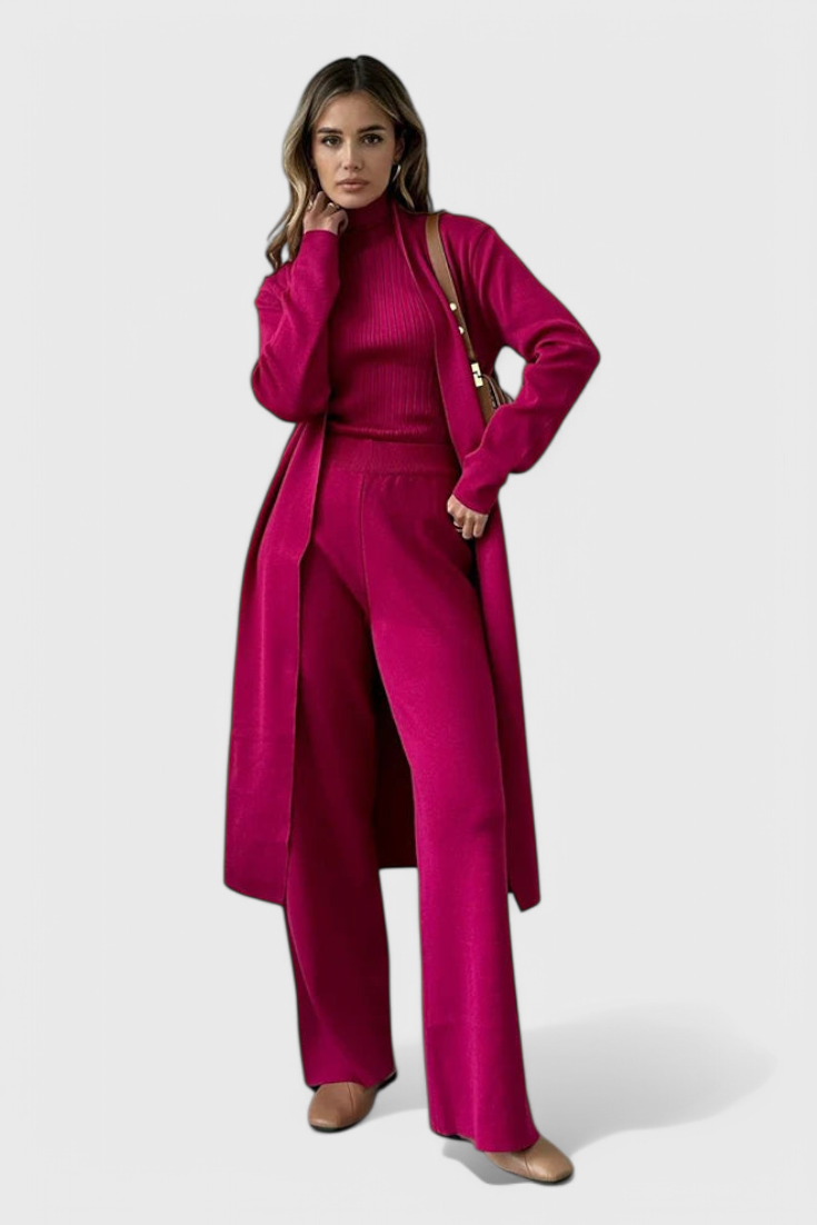 Conjunto Mahalia Punto Premium 3 Piezas Ultra Suave Chic