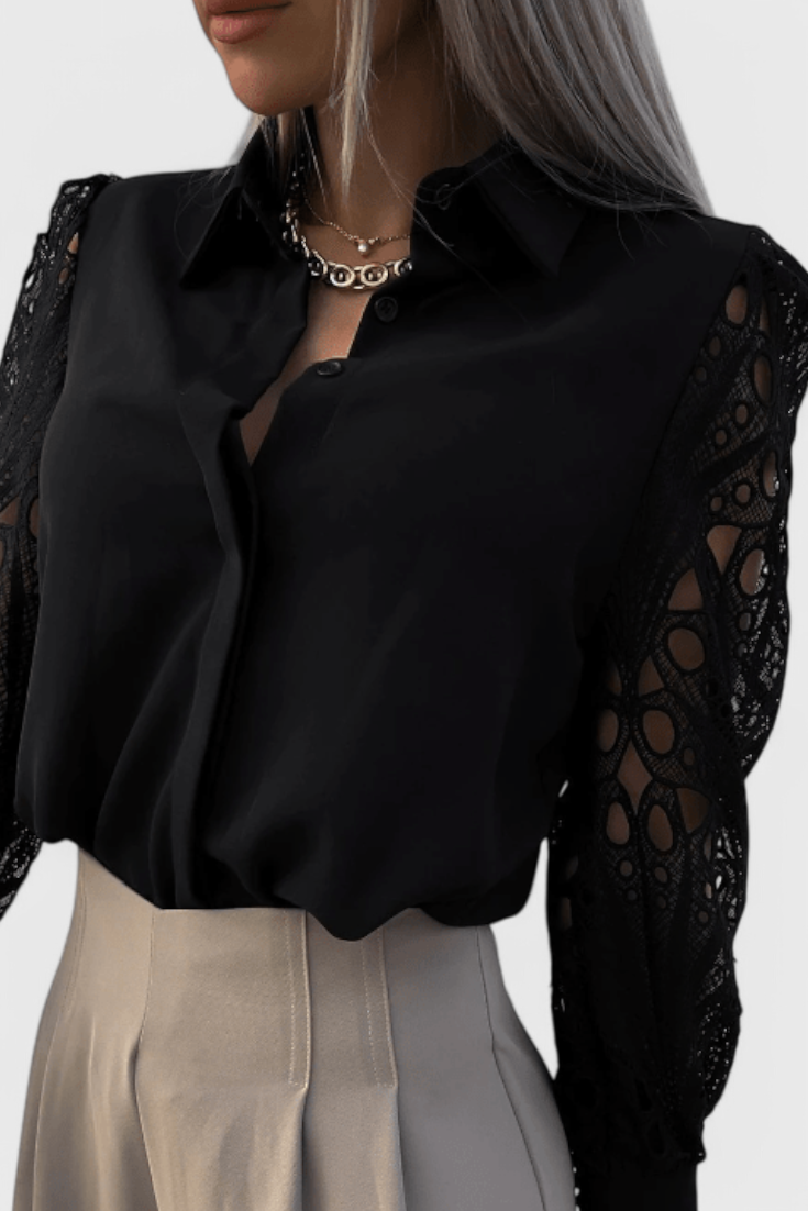 Blusa Tabitha Relajada Chic Tejido Suave y Pulido Todo Día