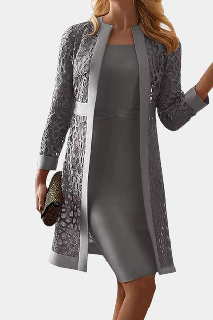 Vestido Dos Piezas Con Encaje Exclusivo Freya Lucienne