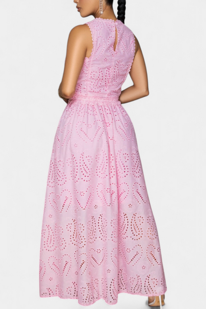 Conjunto Romántico Danitza Encaje Floral Calado Chic