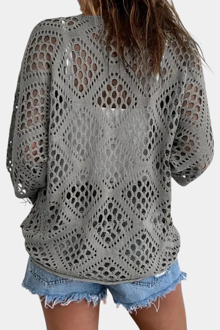 Fern Blusa De Encaje Poliéster Colección Exclusiva Chic