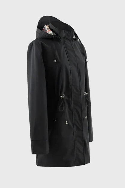 Abrigo De Lluvia A Medida Tejido Impermeable Chic Práctico
