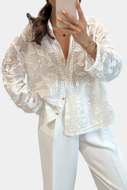 Prairie Camisa Encaje Bordado Edición Limitada Exclusiva