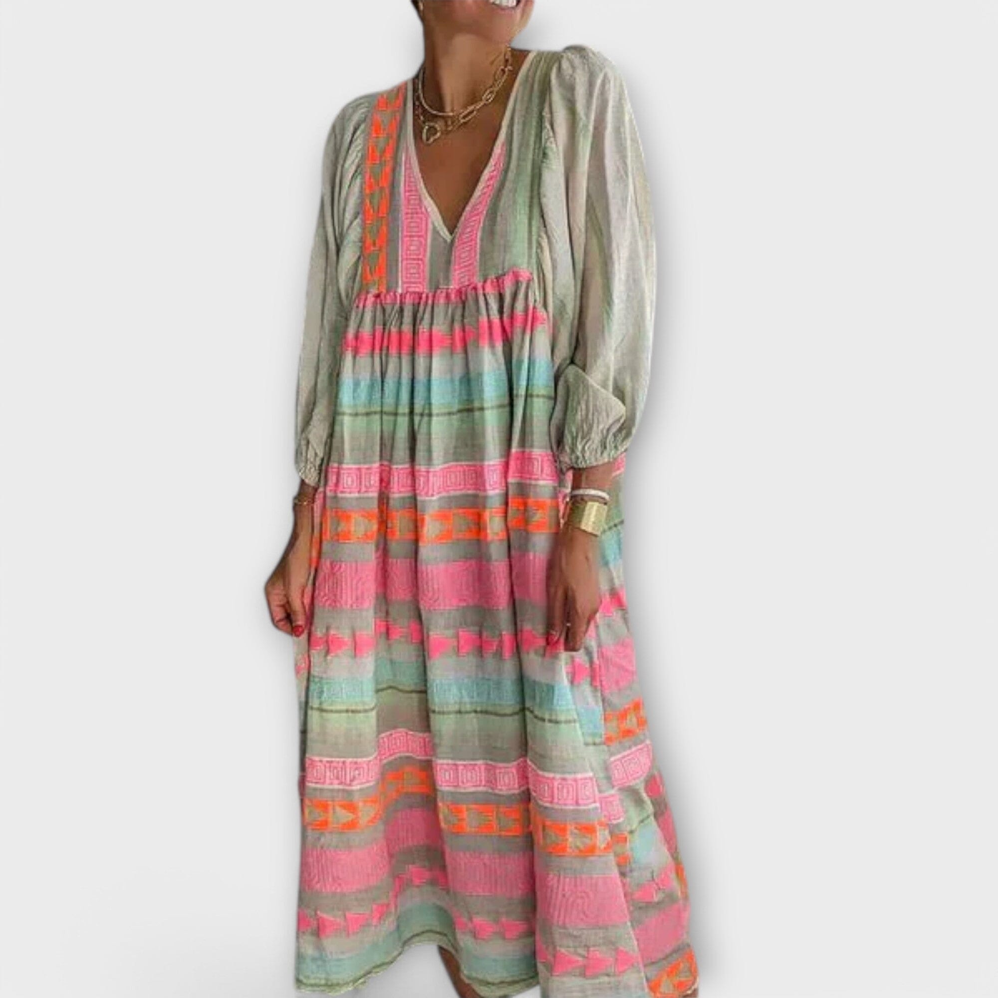 Hermine – Vestido vibrante y suelto Hermine – Vestido vibrante y suelto A minha loja 
